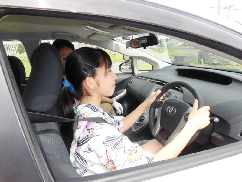 千葉県・かずさ自動車教習所・教習風景